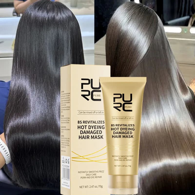 Magic Mask for Hair 8 Seconds, Cheratine Treatment for Straight and Repair Hair, Professional Hair Care Cream