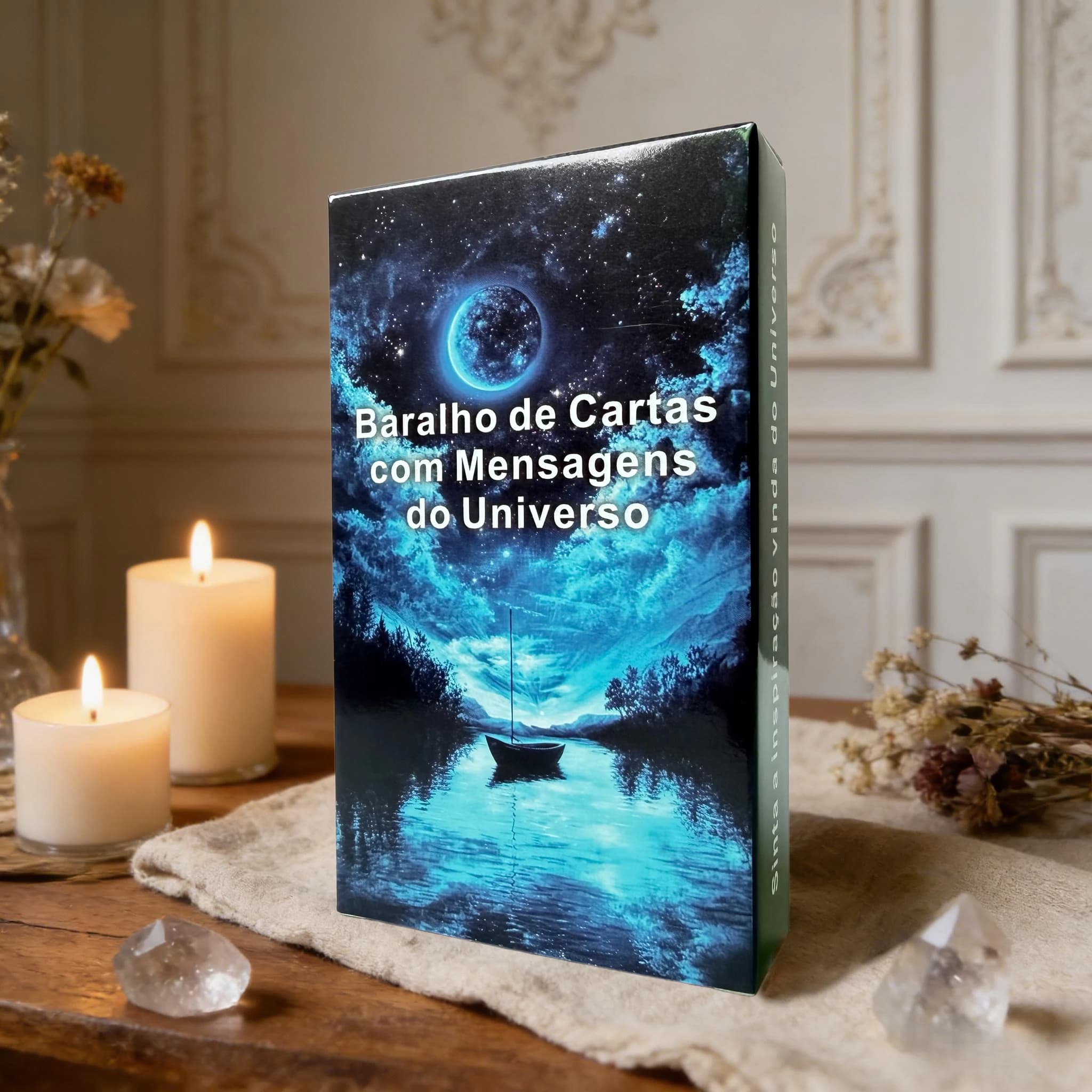 54 Carte Oracolo dei Messaggi Cosmici, Mazzo di Carte per Ispirazione e Guida Spirituale