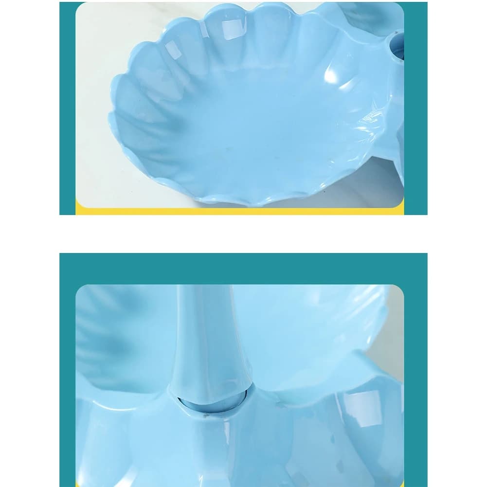 AT05-Living Room Home Fruit Plate Four-Layer Plastic Fruit Plate Modern Dried Basket Food Chopper Kitchen Decoration