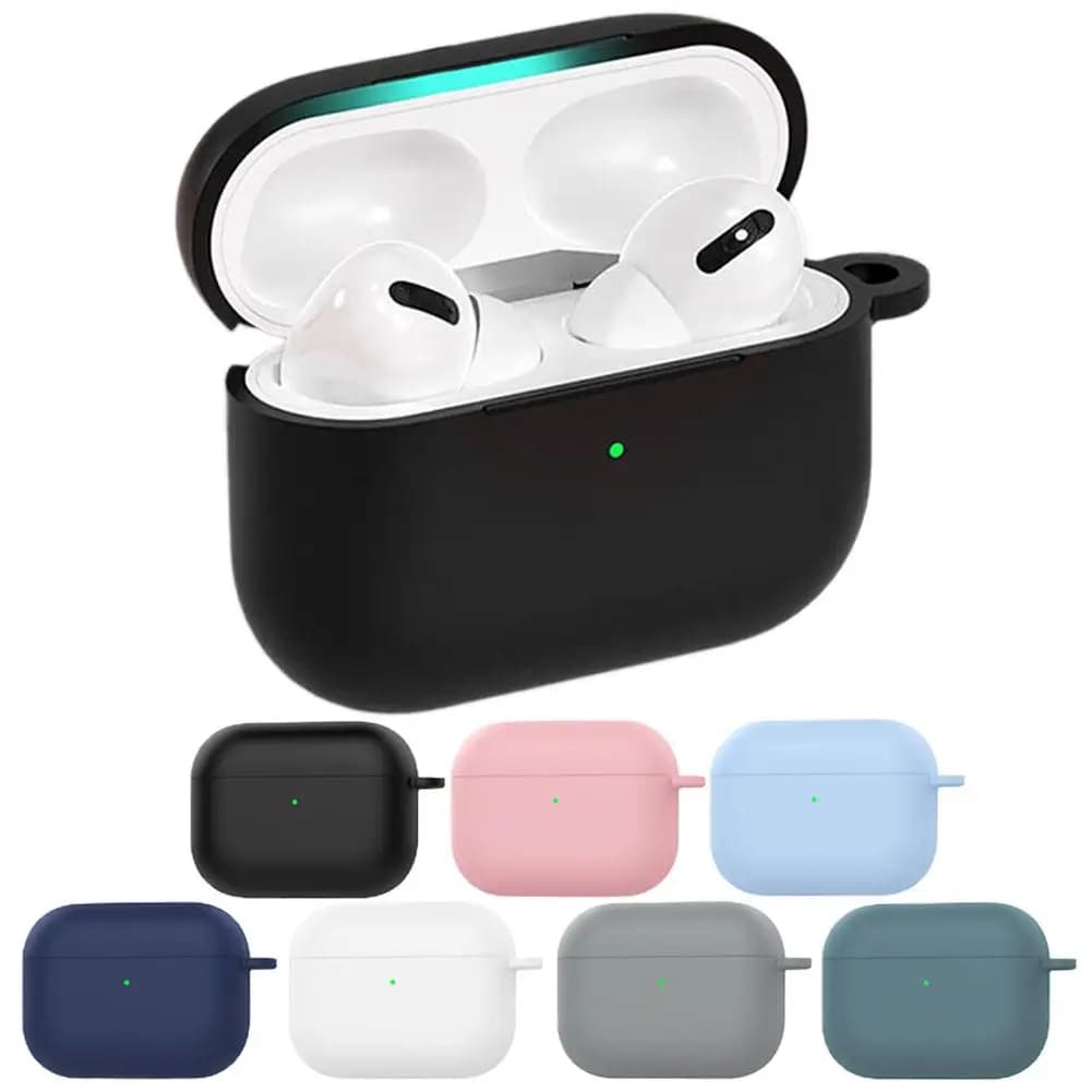 Custodia Protettiva Morbida in Silicone per AirPods Pro 3 con Moschettone/Cordino, Antiurto