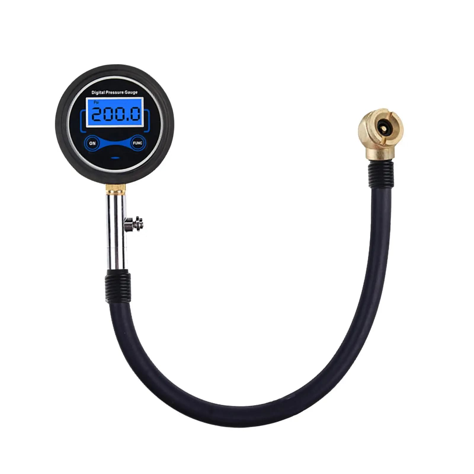 Digital Tire Pressure Gauge Metal Portable Air Pump Tester for Car Motorcycle Bike Tire Inflator Measurement Tool