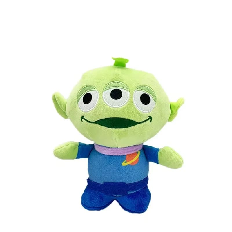 Disney Toy Story Kawaii Alien Action Figure Tre Occhi Statuetta da Collezione Cuscino Morbido Cartone Animato Bambola Decorativa Regalo per Bambini
