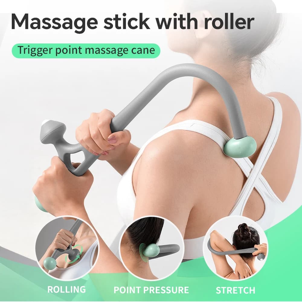 EVA 360 ° Trigger Point per alleviare il dolore, massaggiatore manuale portatile per spalle, adatto per il fitness, che può essere il regalo perfetto