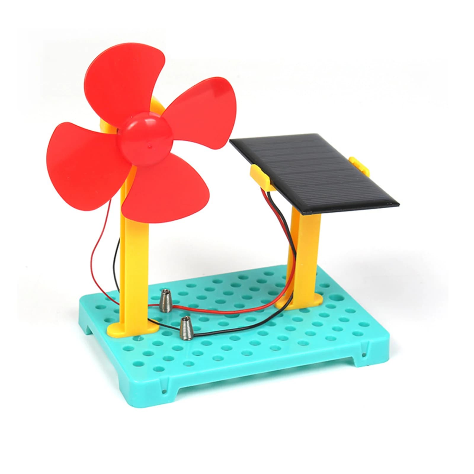 Kit modello ventilatore ad energia solare fai-da-te giocattoli scientifici per ragazzi esperimento di fisica creativa giocattoli modello in legno bambini amici regalo educazione