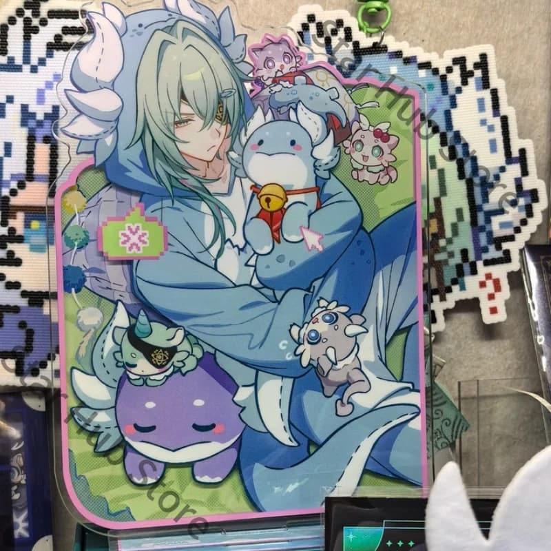 Honkai: Star Rail Phainon Anaxagoras Castorice Hyacine Stub Clear Card Standing Sign Desktop Ornament Cosplay Colleagues Gifts