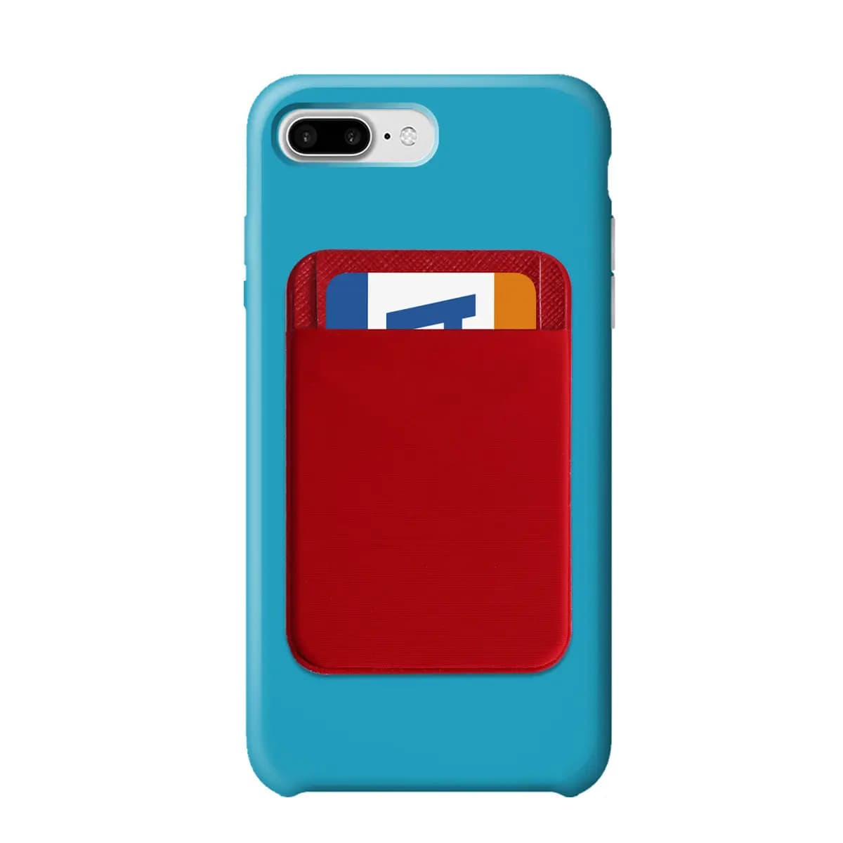 Card Holder Adhesive Wallet Stick On Cell Phone Back Pocket Reusable For Credit Cards Id Cash Storage Slim Design Phone