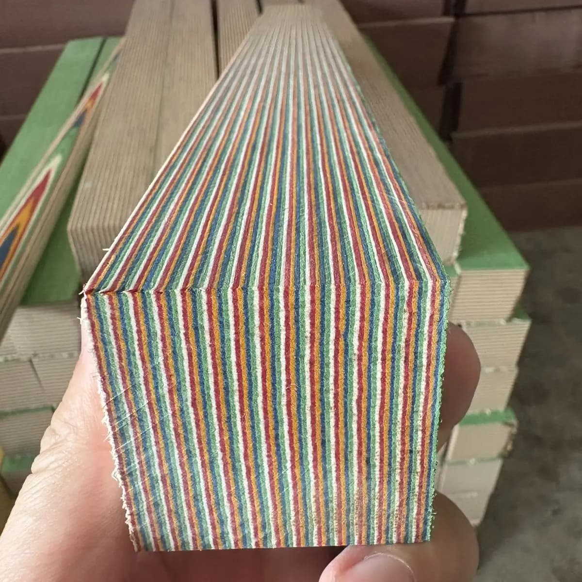 DIY Square Wooden Stick Blank for Suona Pool Cue Drum Stick, Colorful Wood Blocks for Carving Gourd Handmade Crafts