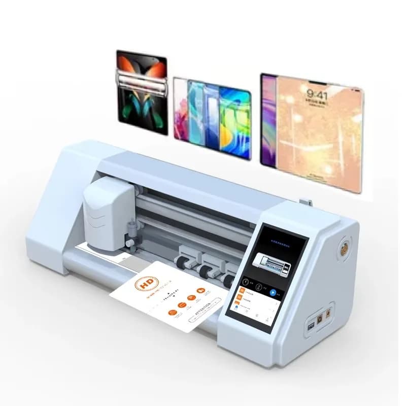 Plotter per pellicole intelligenti - Taglierina per protezione schermo idrogel TPU ad alta precisione per telefoni cellulari, tablet e orologi