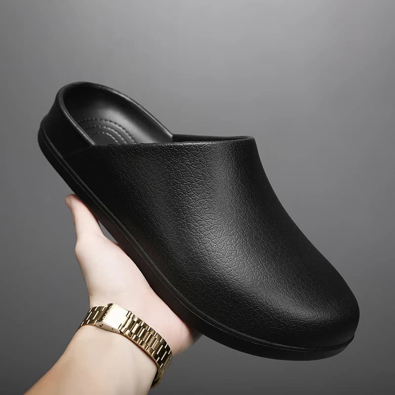 Men's Slippers Waterproof Non-slip Non-slip Slip On Breathable Casual Slippers Light Beach Sandals Men's Garden Boots