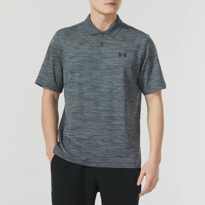 Under Armour T-Shirt Men's Golf Sportswear Elastic Breathable Business Casual T-Shirt Men's Polo Shirt 1377374-012