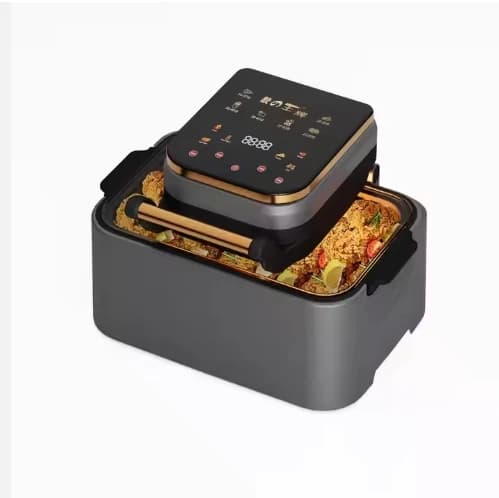 Friggitrice ad aria con forno digitale quadrato elettrico da 12 litri, cottura, uso commerciale in hotel per famiglie