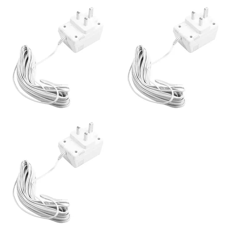 Adattatore trasformatore per campanello JABS-3X 24V per videocitofoni, prestazioni migliorate e installazione semplice UK PLUG