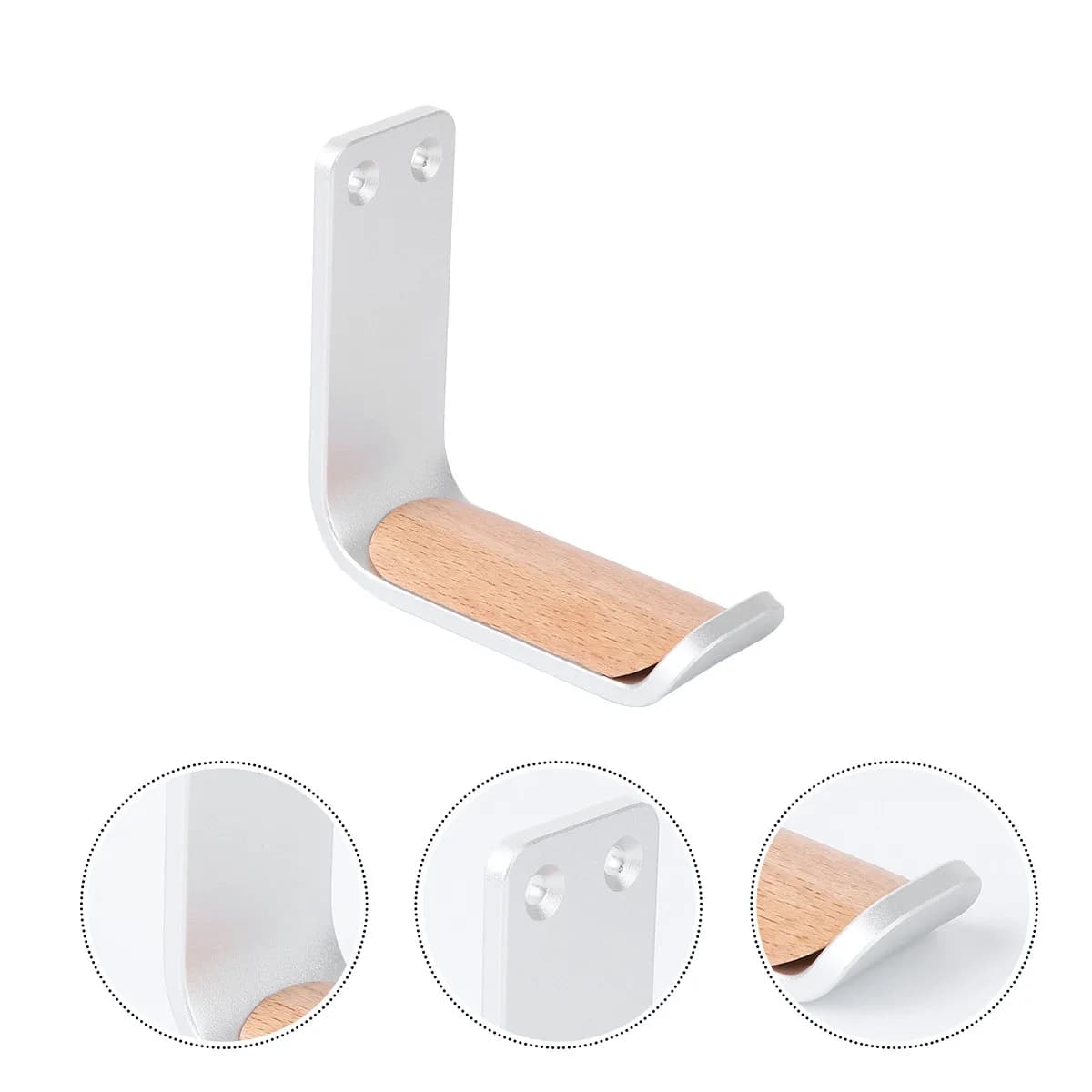 Supporto per cuffie in lega di alluminio, supporto da tavolo per auricolari, scaffale per cuffie, resistente ai graffi, porta cuffie
