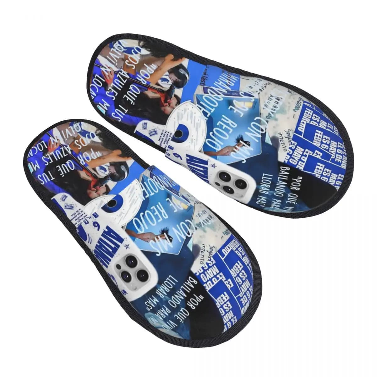 Winter Home Slippers Cantante Aitana Cuarto Azul Tour Accessories Fur slides for home Slippers Soft non-slip slides for interior