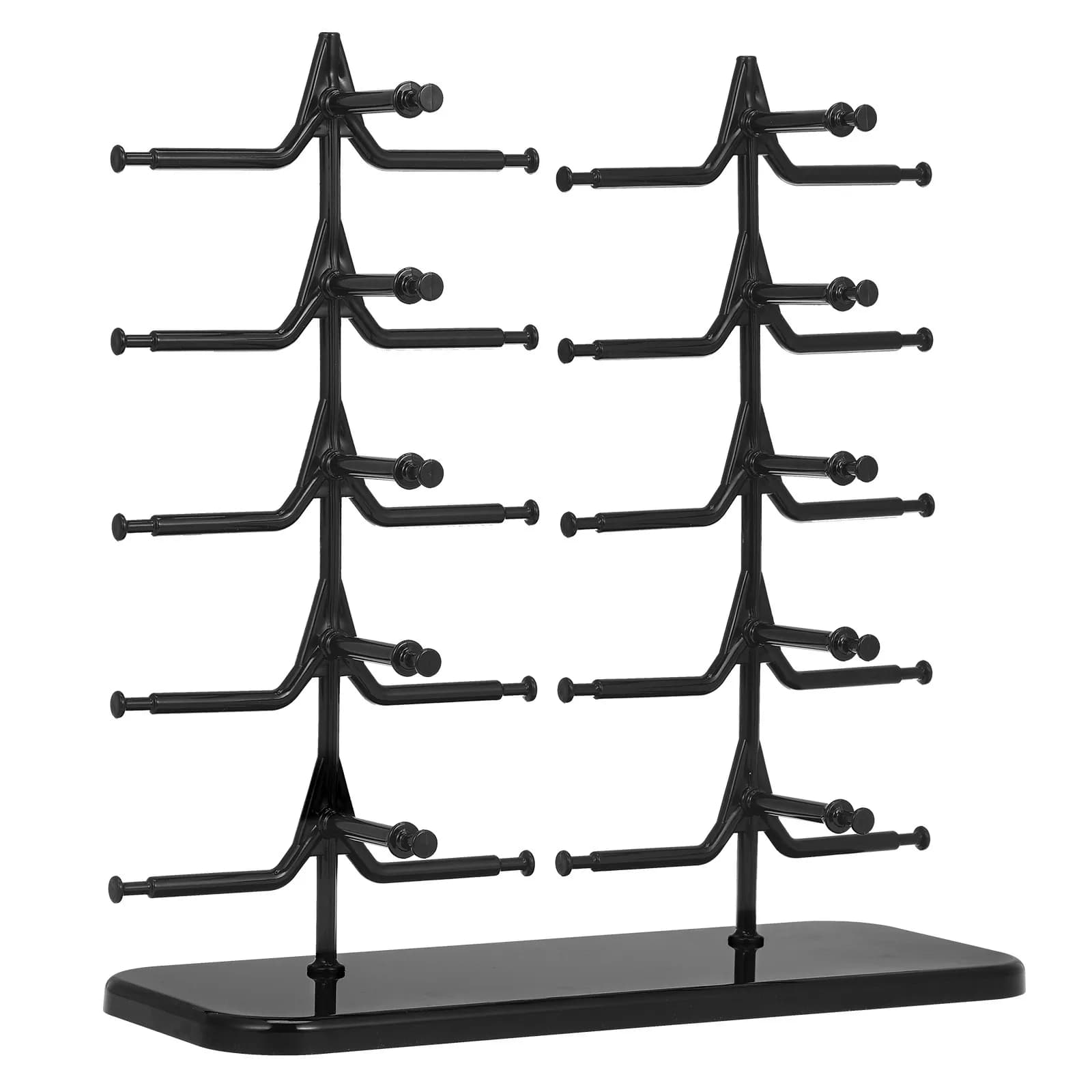 Espositore per Occhiali da Sole, Porta Occhiali, Organizzatore per Occhiali da Vista, Occhiali da Sole, Occhiali Ottici, Maschere da Sci, Base Stabile, Compatto