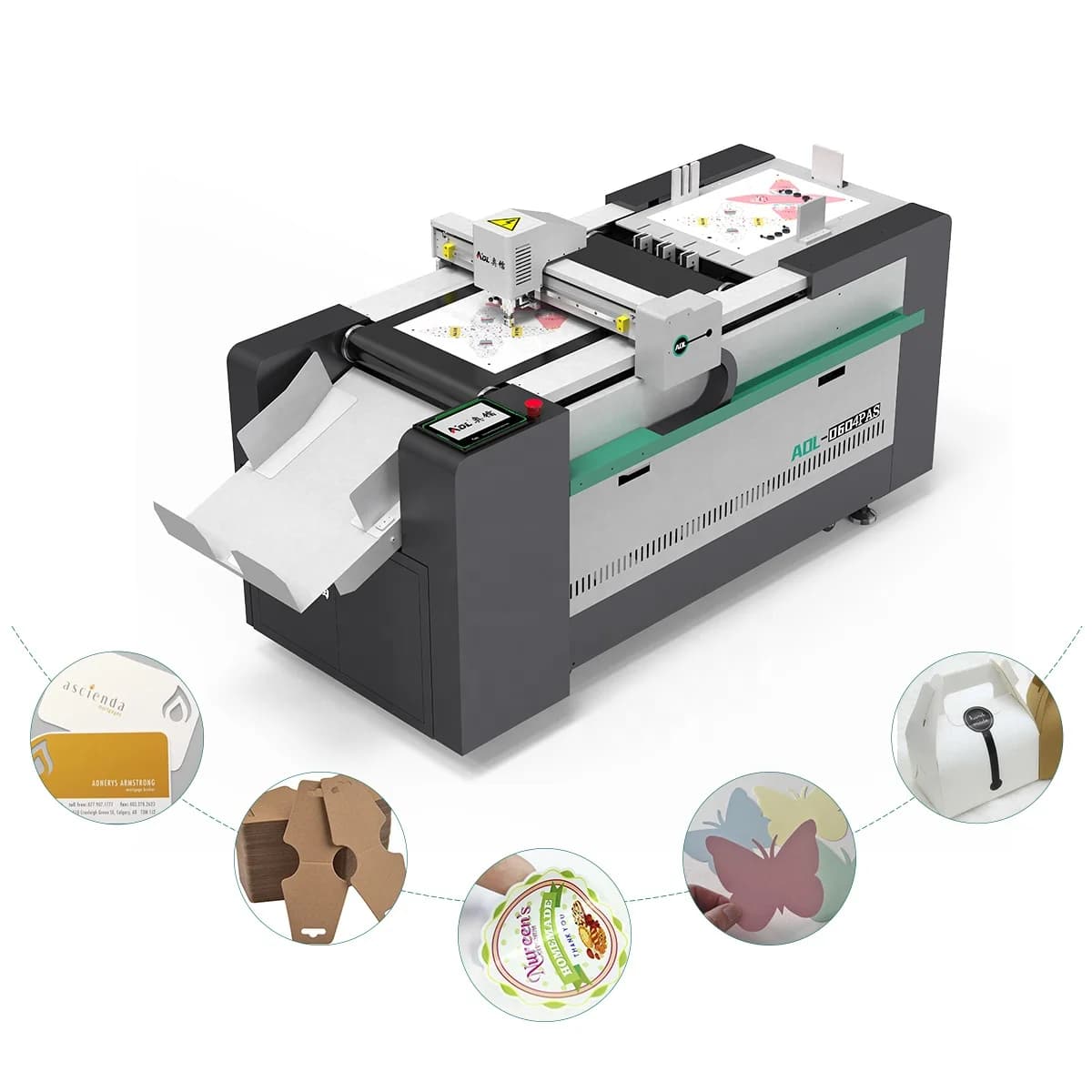 Adesivo in vinile digitale diretto in fabbrica Plotter per taglierina per cartone ondulato KT Board Coltello per alimentazione Macchina da taglio Logo personalizzato