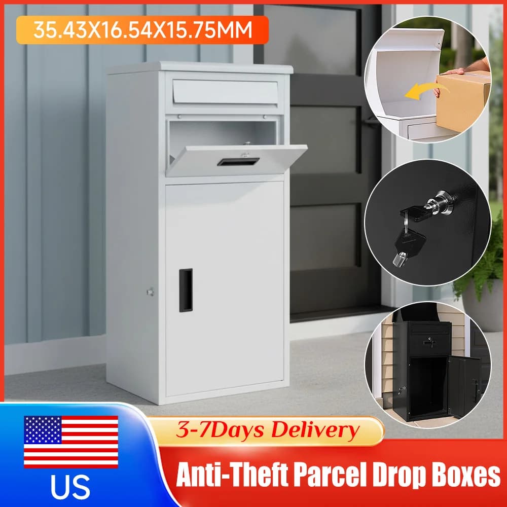 Safe for Exterior with Lock Anti-theft, Container for Delivery Safe Packages for Home, Office, Apartment, Portico