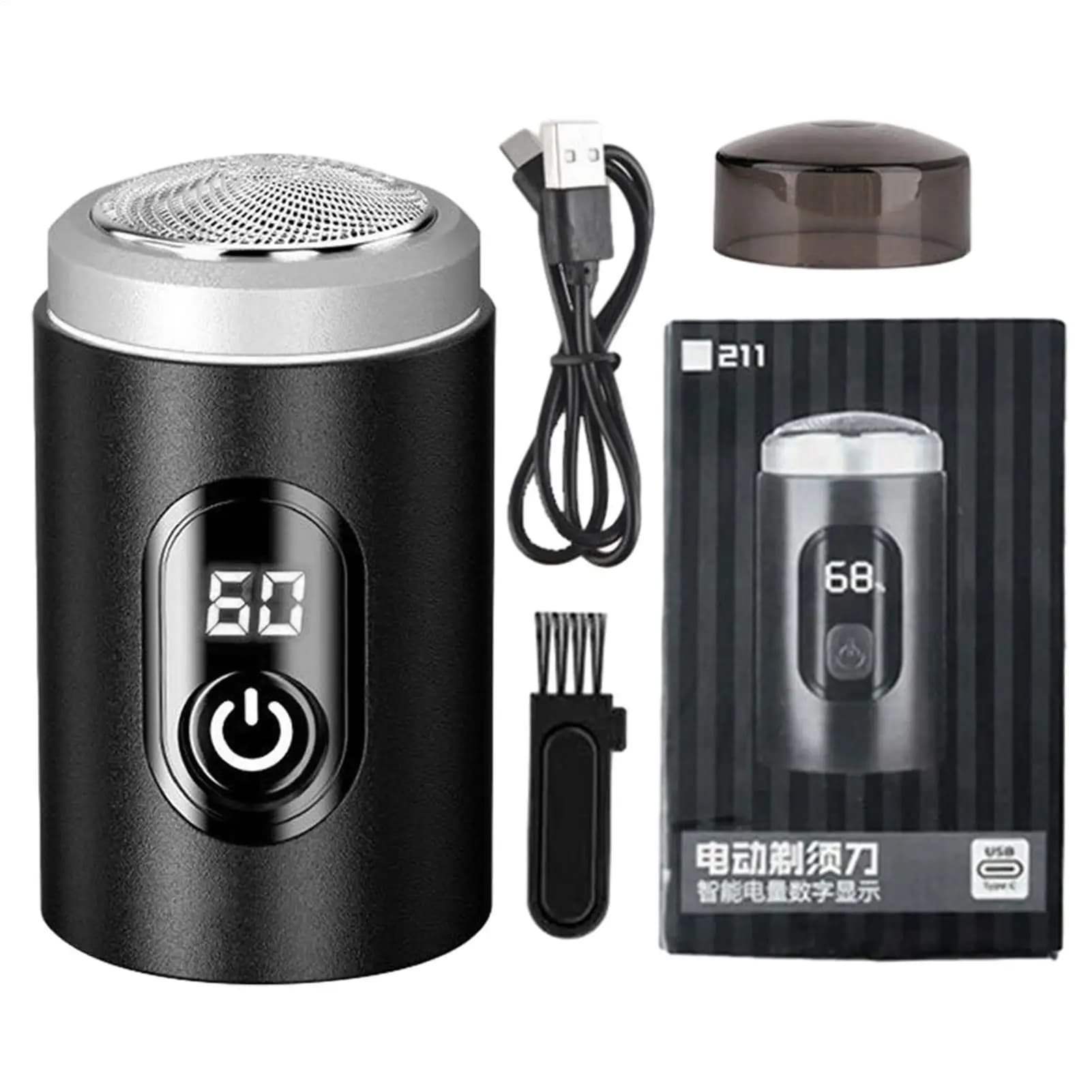 Mini rasoio elettrico rasoio lavabile rasoio USB ricaricabile portatile indolore cordless trimmer coltello viso barba rasoio