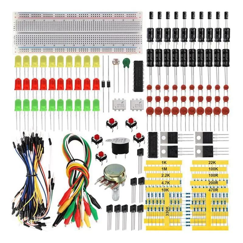 Electronics DIY Learning Kit For Arduino Basic Components For Electronics Enthusiasts