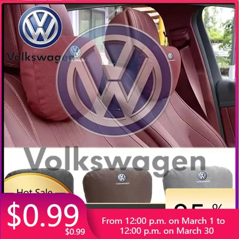 Accessories Auto 2026: New Design moldings for Volkswagen VW - Suede Head Bearing for Interior Auto Volkswagen Golf P