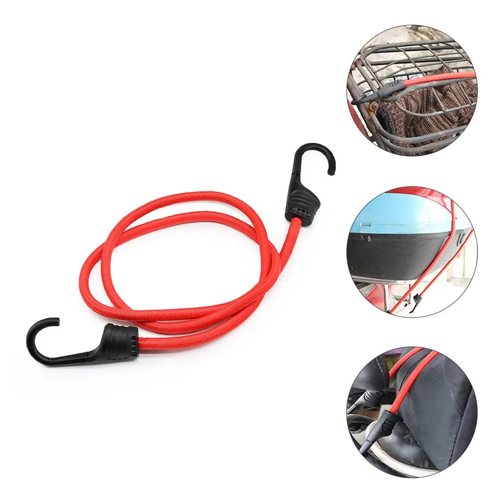 3Pcs Elastic Tie Down Straps Bike Cargo Tensioner Binding Tools Motorcycle Luggage Cargo Tightening Strap Secure Fastening