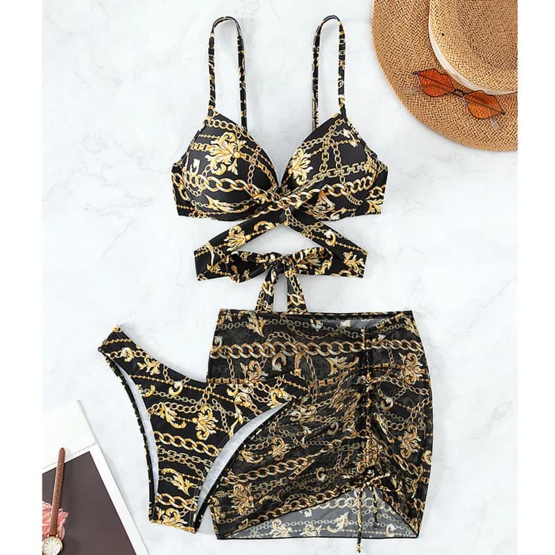 Sexy 2026 Women's Bikini, Push-Up Swimwear, Brazilian Bikini Set for Girls, Beach Clothing and Pool