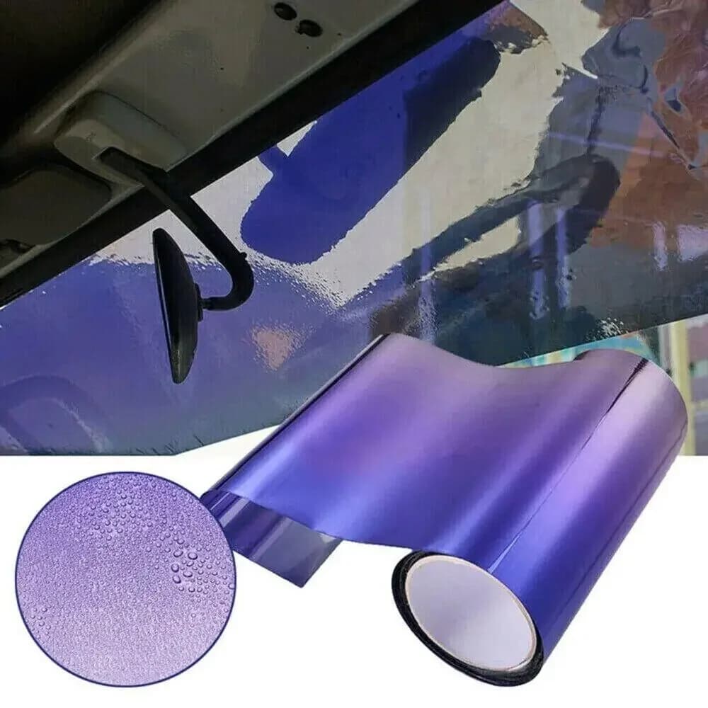 Pellicola Parasole per Auto 20X150cm, Protezione Parabrezza Anteriore, Pellicola Oscurante per Finestrini, Isolamento Termico, Pellicola Cambia Colore
