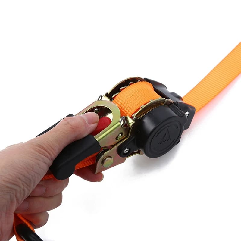 Nastro termoretraibile automatico da 2 m Cinture retrattili Tenditore di fissaggio per bagagli Cinghia a cricchetto automatica retrattile-ABLM