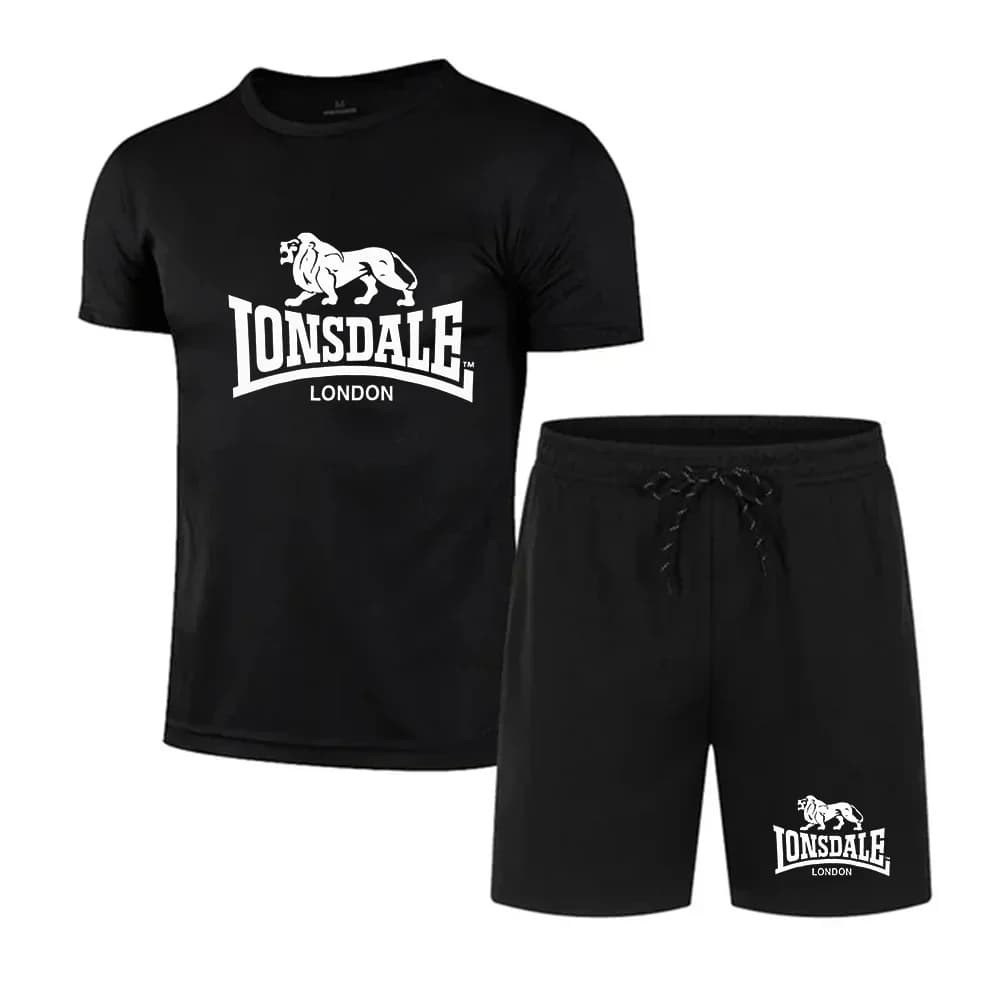 Men's summer outfit, new model, shorts and short sleeve t-shirts, breathable and fast drying.