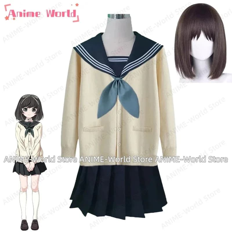 《Formato personalizzato》Nemu Manaka Hokari Kanae Uniforme scolastica Abito Costume cosplay Halloween Natale Capodanno Costume da festa per adulti