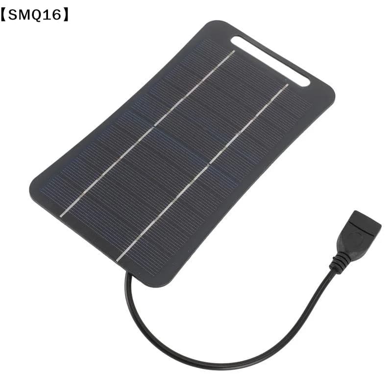 2W Solar Charger Portable W/USB-C Fast Charging For Phone Power Banks Camping Hiking Emergency Power Supply【SMQ】