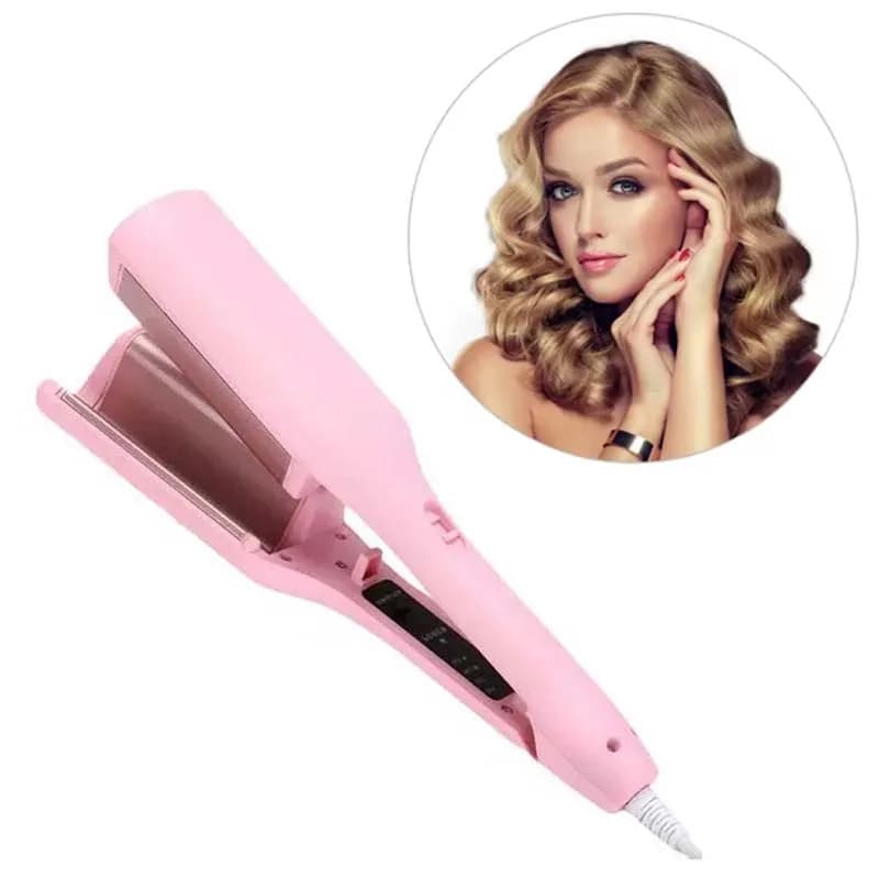 Nuovo Ferro Arricciacapelli Elettrico Rotante Digitale a LED, Styler Automatico per Acconciature