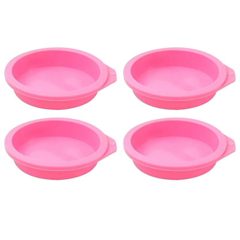 Stampi per uova per friggitrice ad aria da 4 pezzi, stampi per uova per friggitrice ad aria in Silicone, per coperchi per Muffin, Toast, accessori per friggitrice ad aria antiaderente