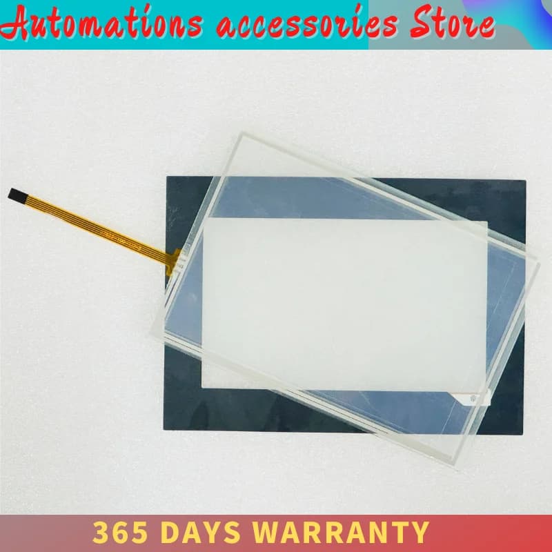 AMT10757 Touch Screen Panel Glass Digitizer for AMT10757 91-10757-00A 1071.0165A Touchscreen with Front Overlay Protective Film