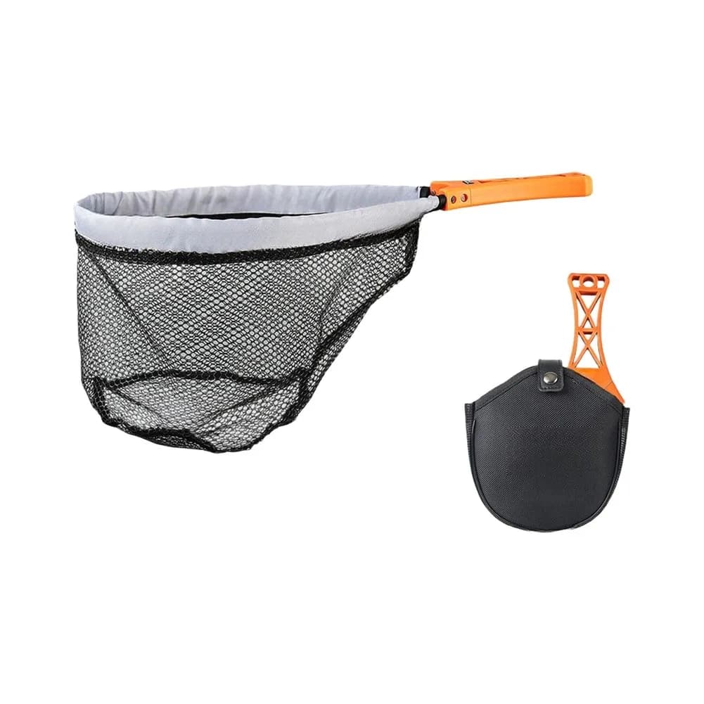 Foldable Fishing Landing Net with Telescopic Handle and Carry Bag for Anglers Seeking Compact Lightweight Gear