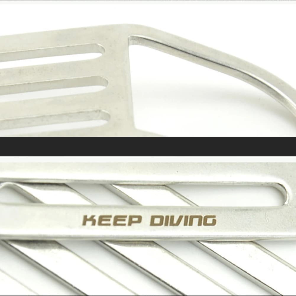 Keeper Scuba Diving Ring Snorkeling Accessories Weight Belt 3.8 Inch*1.5 Inch 316 Stainless Steel Replacement Silver