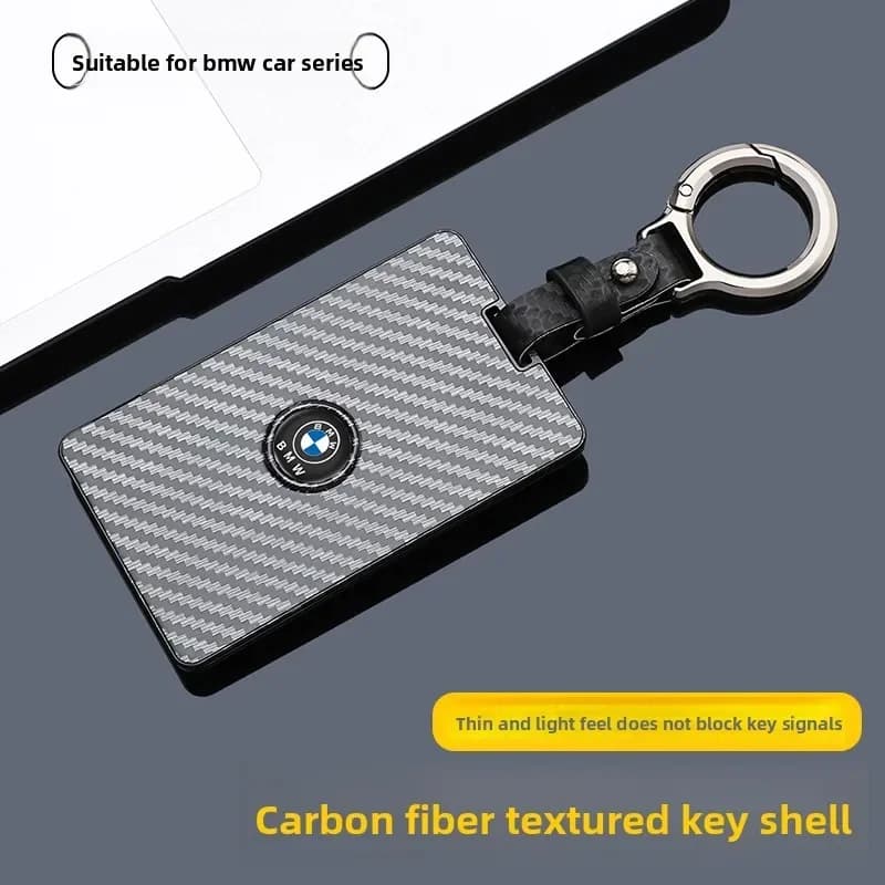 2025 NEW Leather Car Remote Card NFC Key Case Fob Cover For BMW 1 3 5 7 Series X1 X3 X5 X6 X7 535le Auto Keychain Accessories