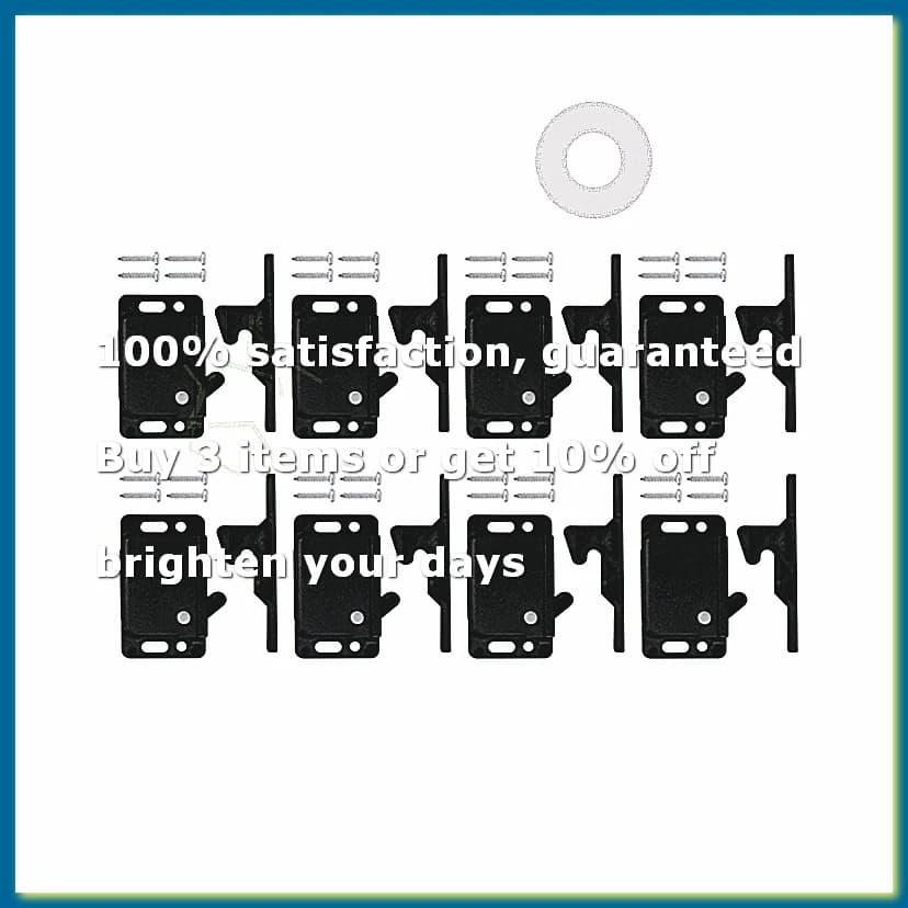 RV Drawer Latch Cabinet Door Latches and Catches 8 Pack with Mounting Screws for RVs Campers