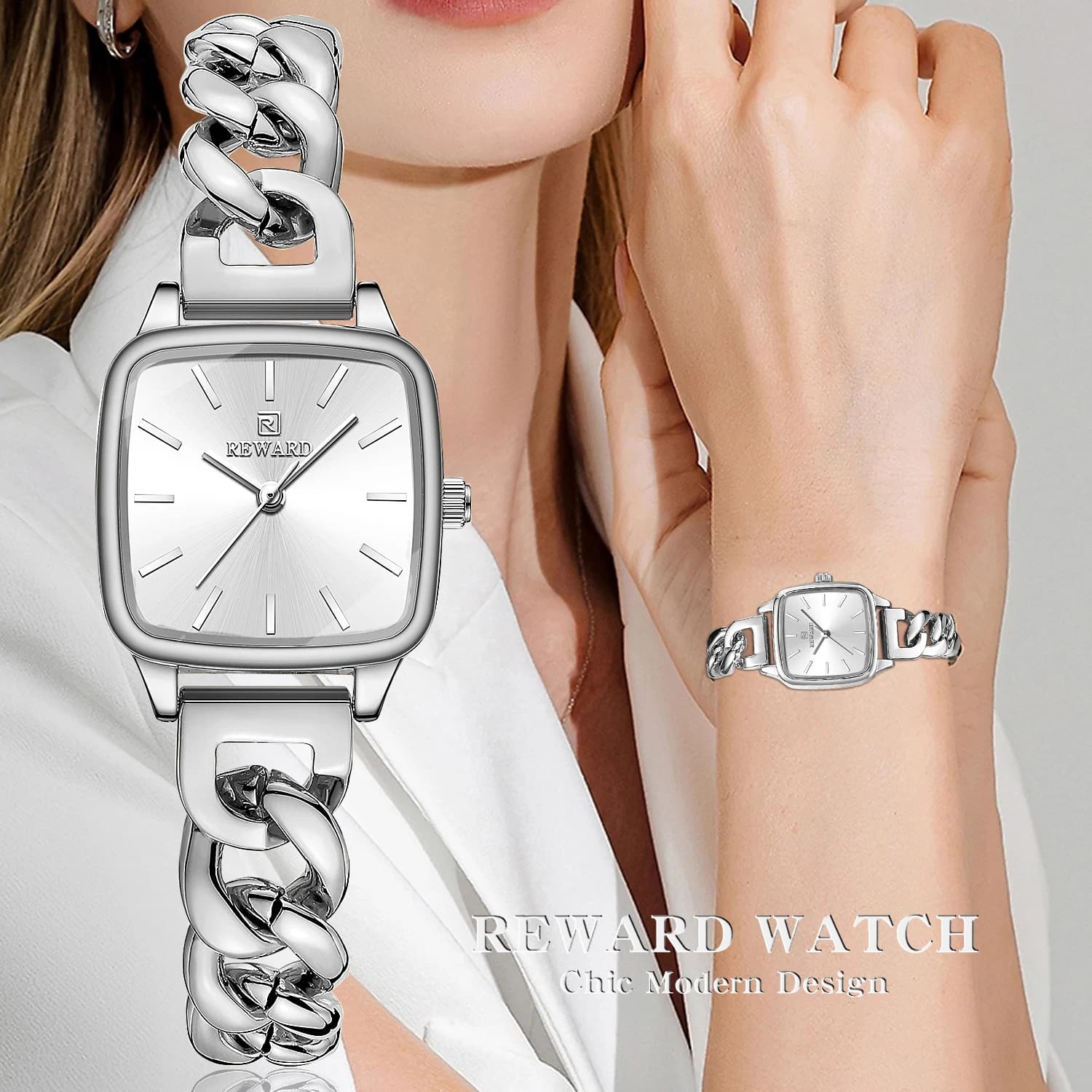 RICOMPENSA Orologi al quarzo da donna Orologio da donna di lusso Orologi luminosi impermeabili Orologio femminile elegante