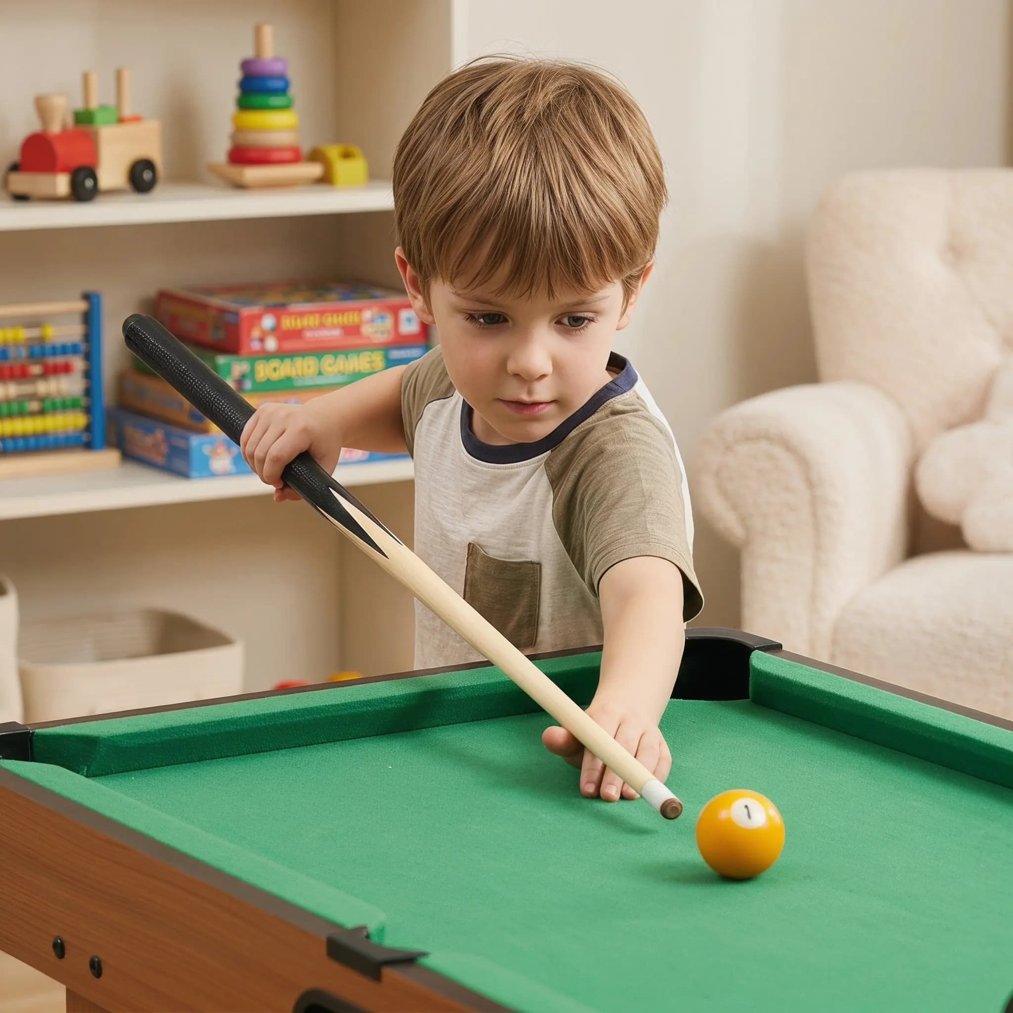 2Pcs Wood Mini Pool Cue Short Billiard Cue Stick Lightweight Smooth Grip Pool Stick Short Billiard Cues Billiards Tool