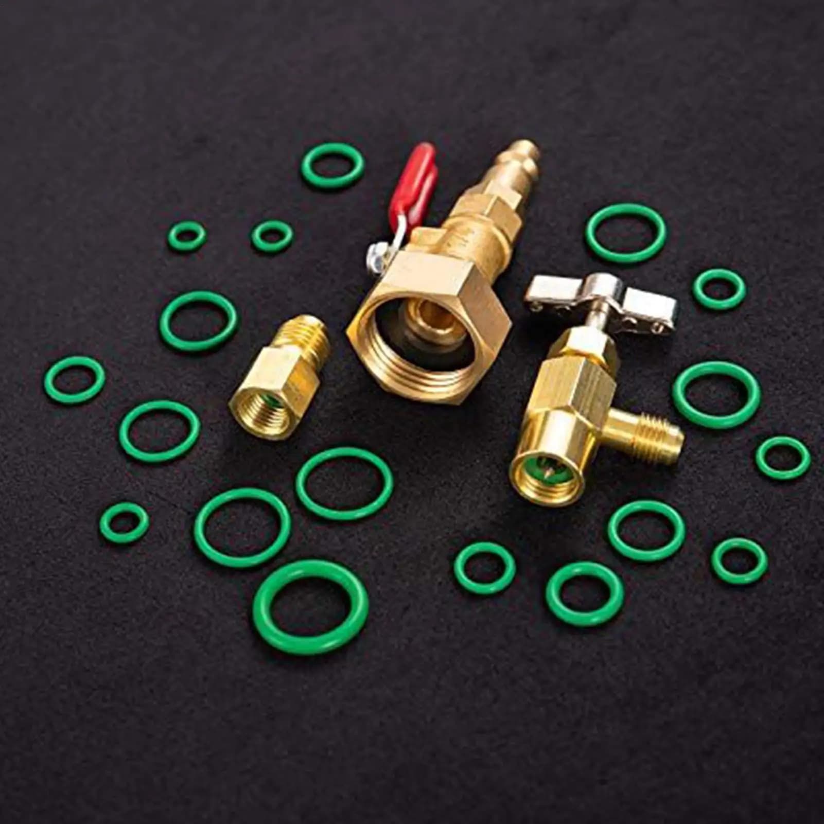 Kit O-ring AC 270 pezzi Assortimento di guarnizioni in gomma Guarnizione del compressore per HVAC Vuoto Auto Convertitore Condizionatore Motore Aerografo Casa