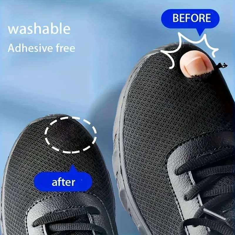 6PCS Self-Adhesive Shoe Patch for Sneaker Upper Repair Damaged Mesh Lining Shoe Hole Embroidery Patch