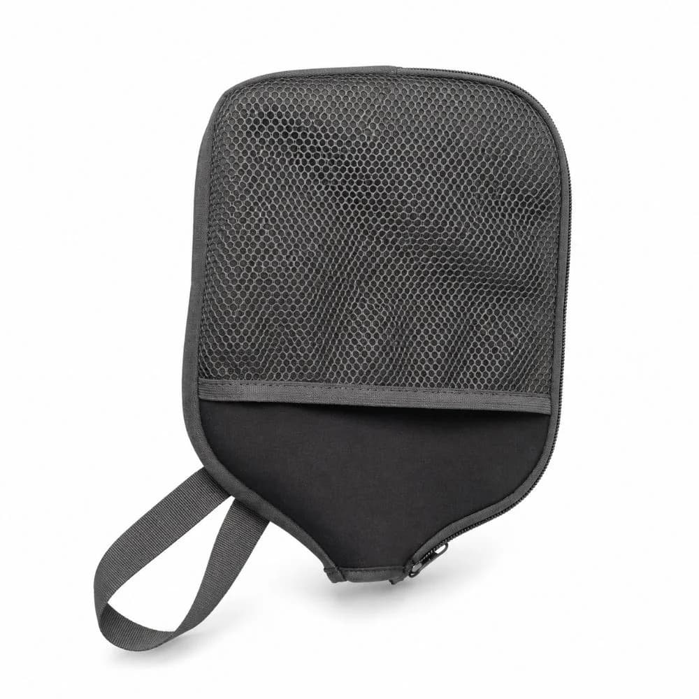 Wear Resistant Pickleball Paddle Bag Zipper Closure Breathable Racket Sports Bag Shockproof Padded Body Racket Carrying Bag