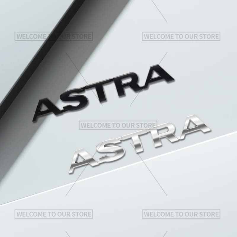 3D Car Styling For Opel Astra G H J K F Letter Emblem OPC GTC Vauxhall Badge Metal Stickers Rear Trunk Decals Auto Accessories