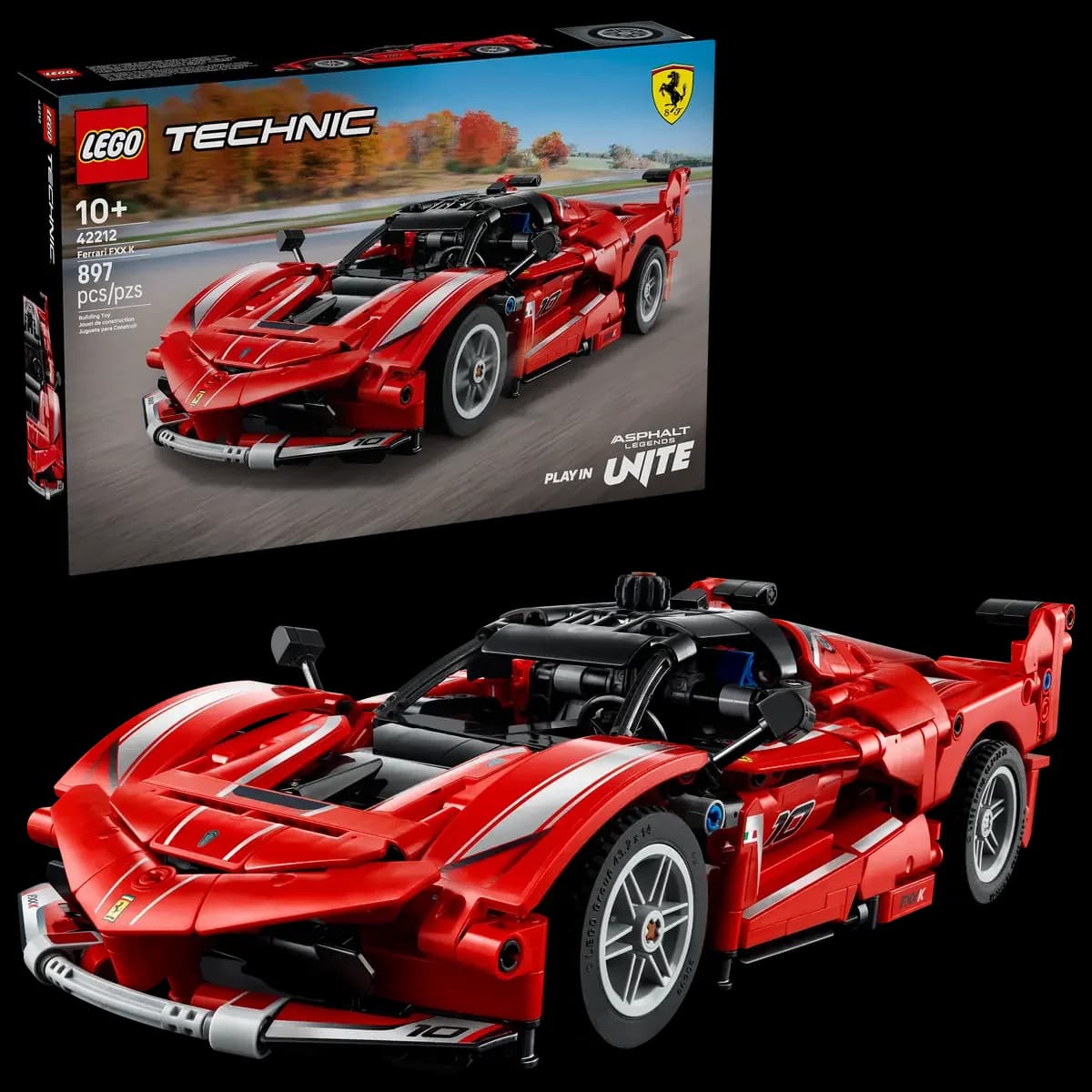 LEGO Technic 42212 Ferrari FXX K Building Kit Race Car Model Toy For Boys Girls 10+ Years Old Gif