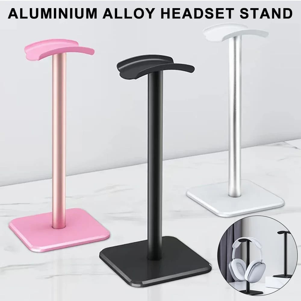 Support for aluminum alloy headphones support for space saving game headphones table support for Display for earphone Organizer