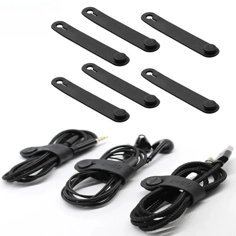 5 pezzi telaio in gomma per moto fissaggio fascetta elastica linea frizione freno cablaggio clip per cinghia anti-indurimento accessori fissi