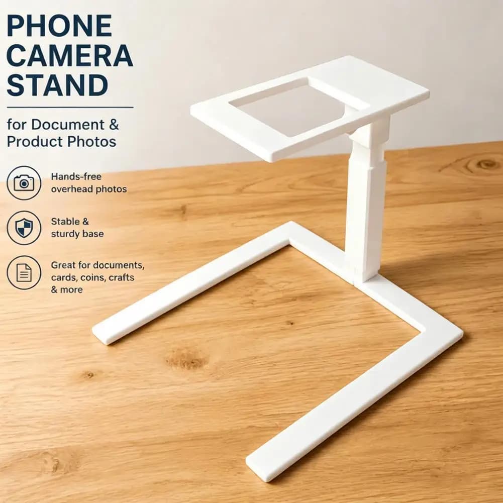 Head Mounted Phone Camera Stand Photography Phone Stand Overhead Phone Stand For Desktop Tablet Stand
