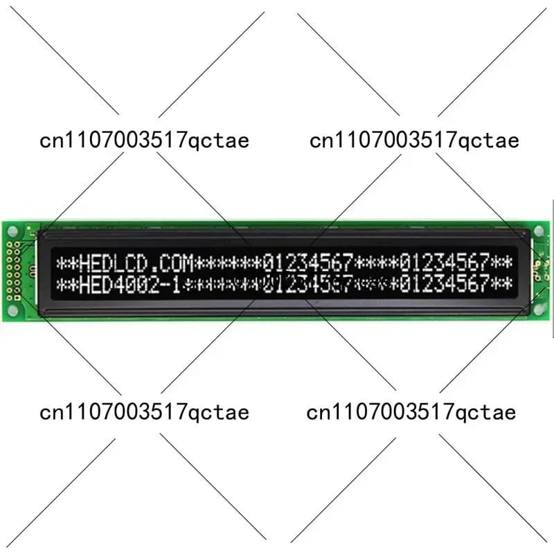 Modulo Display LCD I2C 40x2 Nero ad Alto Contrasto Compatibile con Arduino