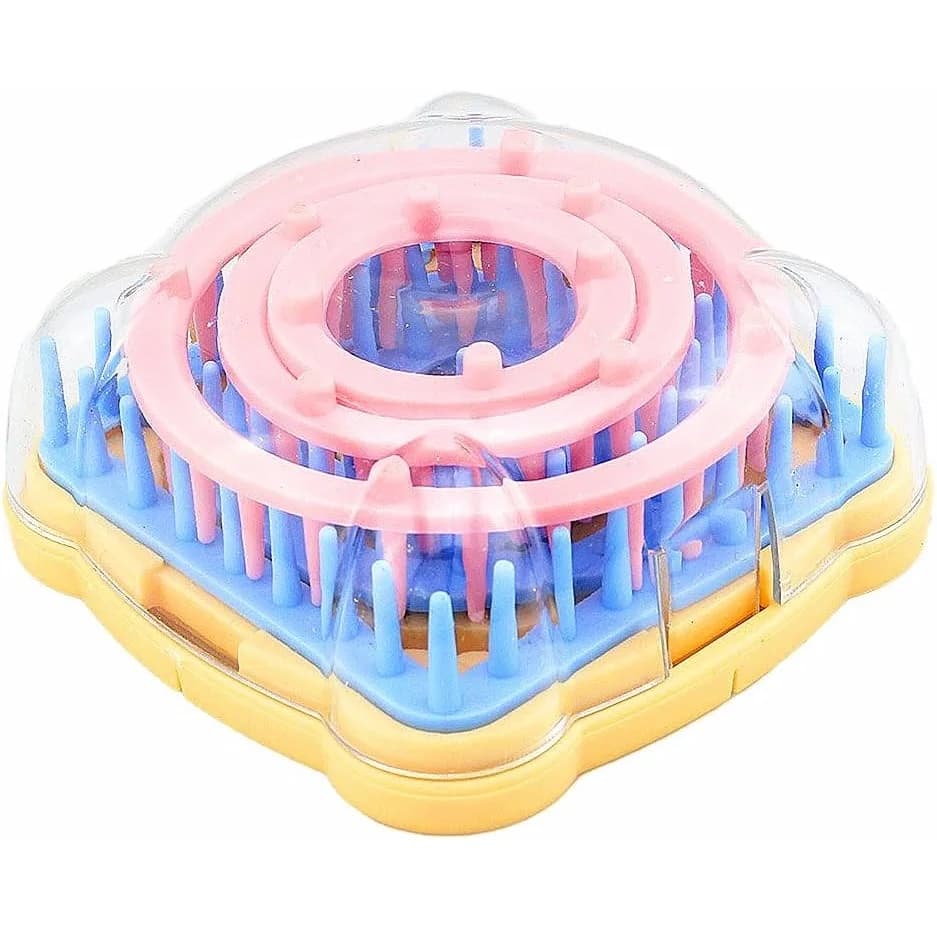 Knitting Weaving Loom Kit, 8 pcs Frame Looms, Knitting Wool, Round/Square Knitting Looms Craft Kit Multi Color DIY Wool Yarn Set